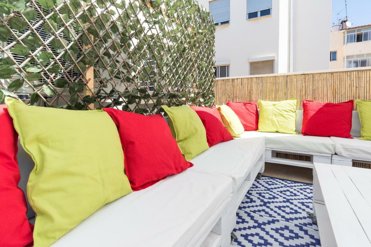 Ma1A-Apt With Rooftops With Palms Close To Old Town Málaga Exteriör bild