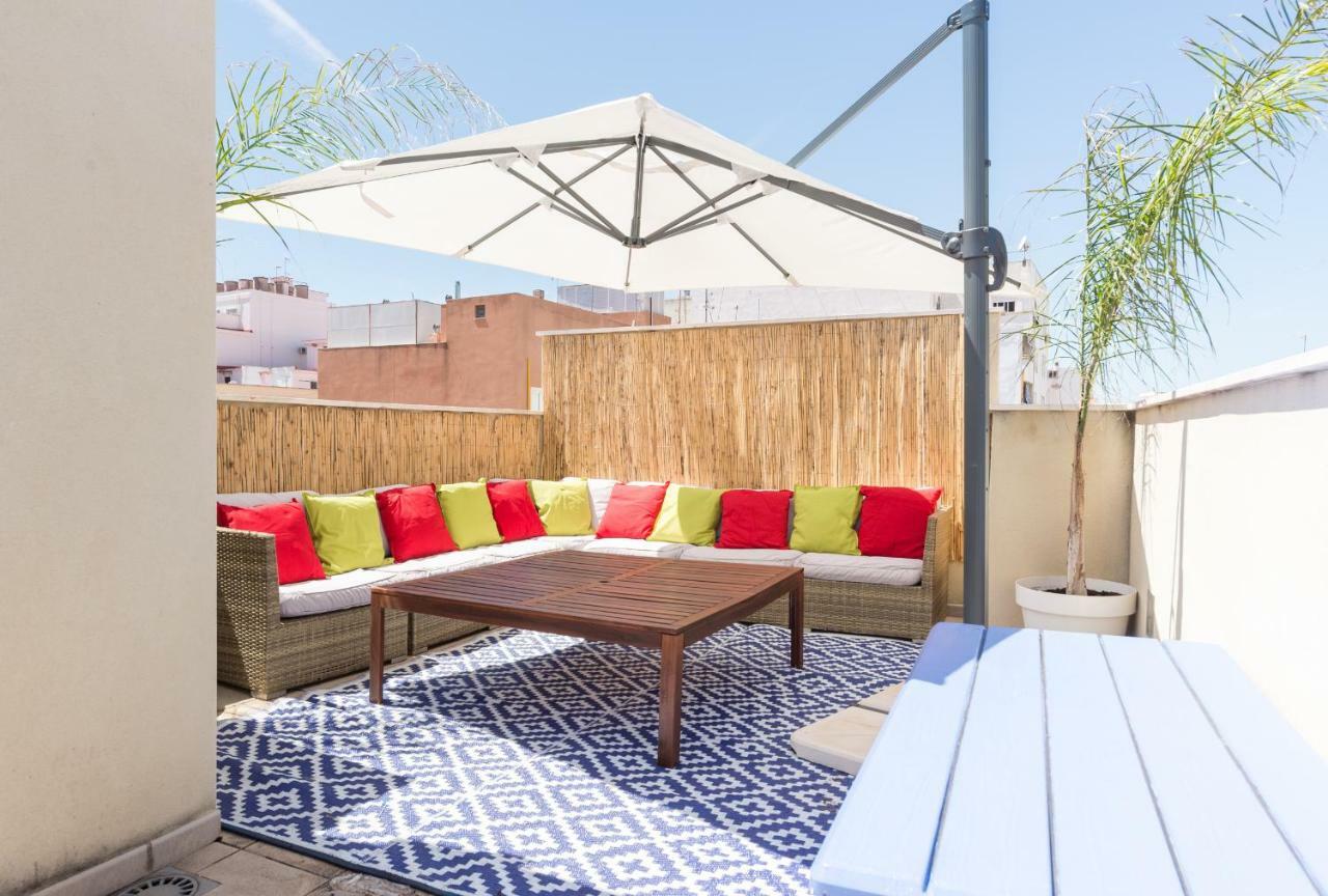 Ma1A-Apt With Rooftops With Palms Close To Old Town Málaga Exteriör bild