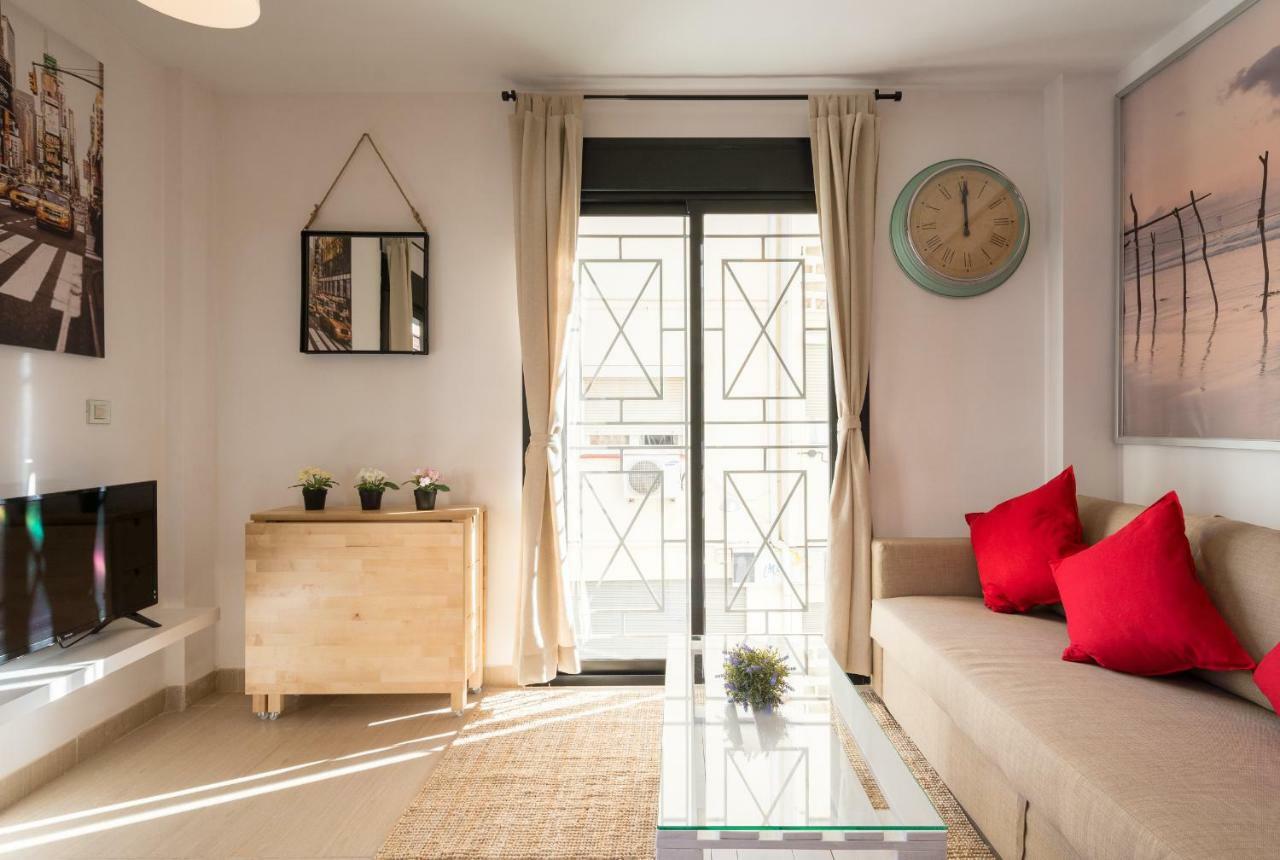 Ma1A-Apt With Rooftops With Palms Close To Old Town Málaga Exteriör bild