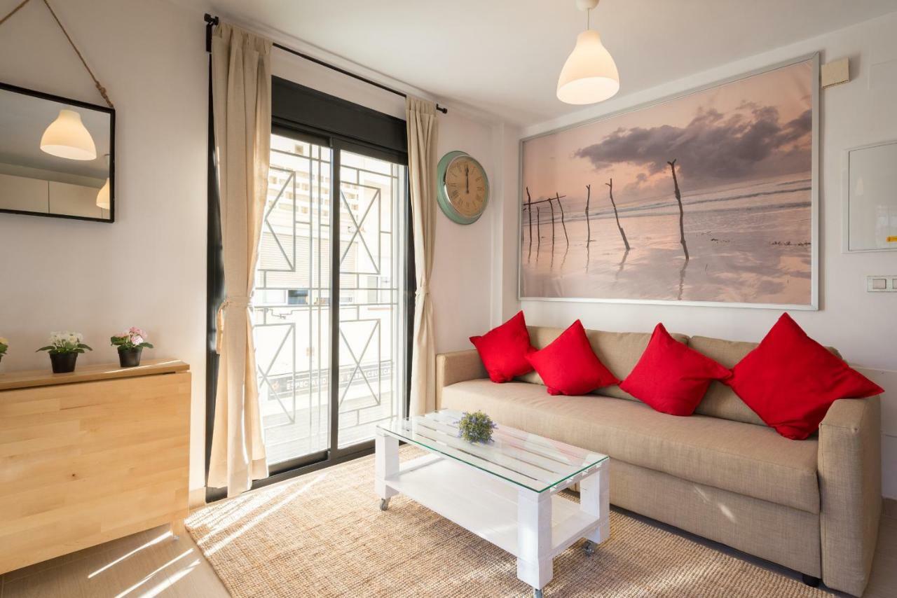 Ma1A-Apt With Rooftops With Palms Close To Old Town Málaga Exteriör bild