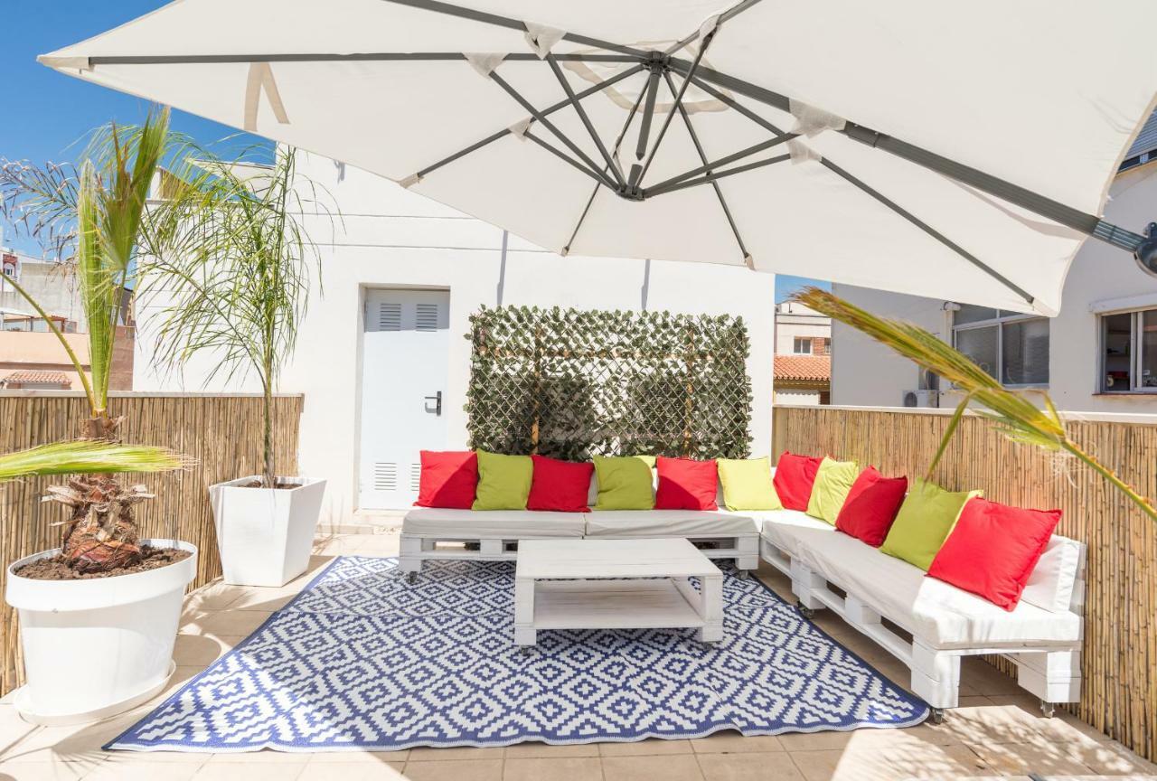 Ma1A-Apt With Rooftops With Palms Close To Old Town Málaga Exteriör bild