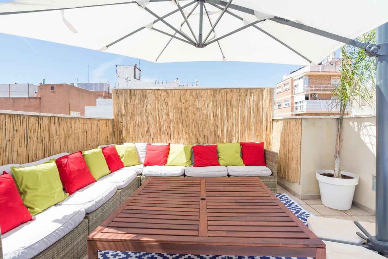Ma1A-Apt With Rooftops With Palms Close To Old Town Málaga Exteriör bild
