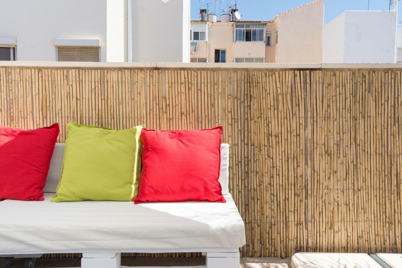Ma1A-Apt With Rooftops With Palms Close To Old Town Málaga Exteriör bild