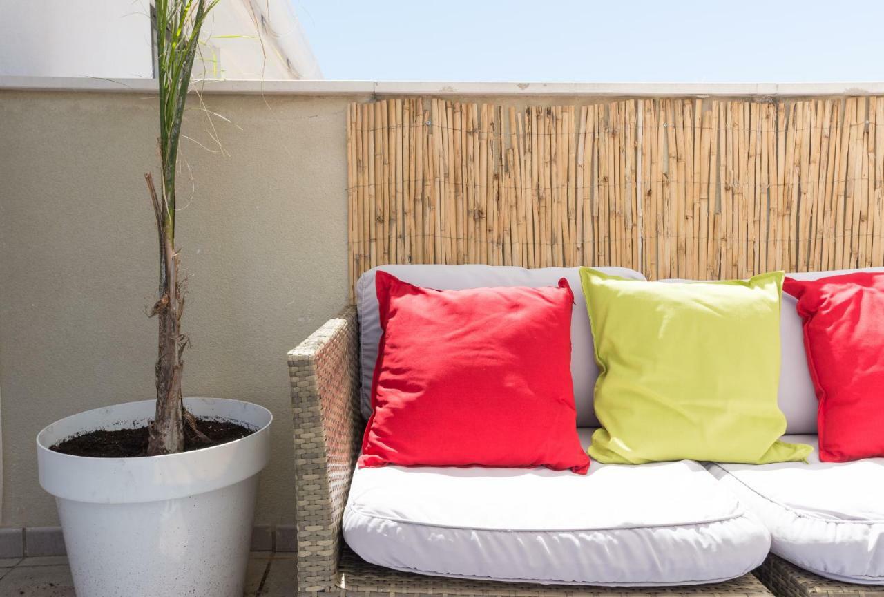 Ma1A-Apt With Rooftops With Palms Close To Old Town Málaga Exteriör bild